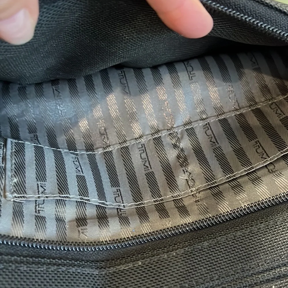 TUMI laptop bag, pre-loved, black, 16 x 11”